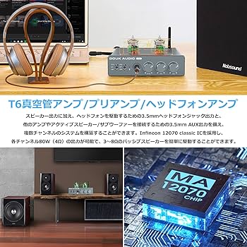 Amazon.co.jp: HIFI Bluetooth 5.1 JAN5725 真空管アンプ